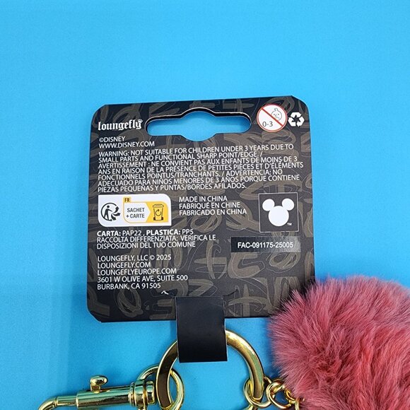 Loungefly Disney The Aristocats Marie Macaron Heart Pom Pom Multi Charm Keychain - Picture 7 of 10